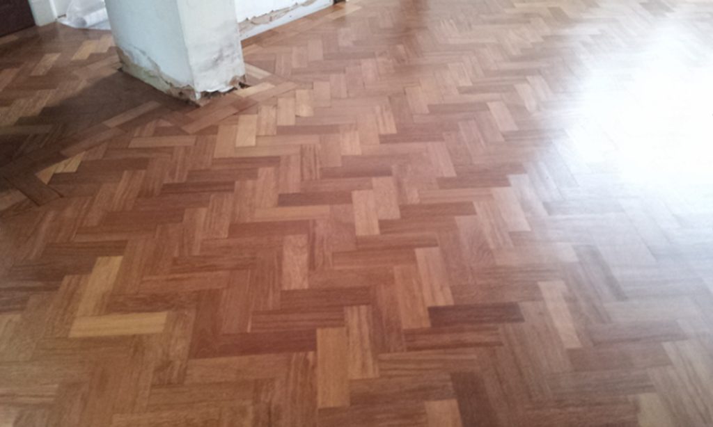 herringbone floor