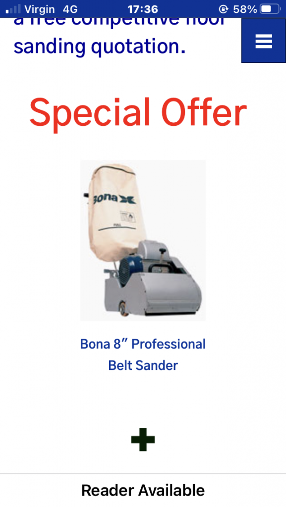 bona belt sander