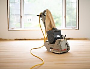 virtually dust-free floor sanding machine